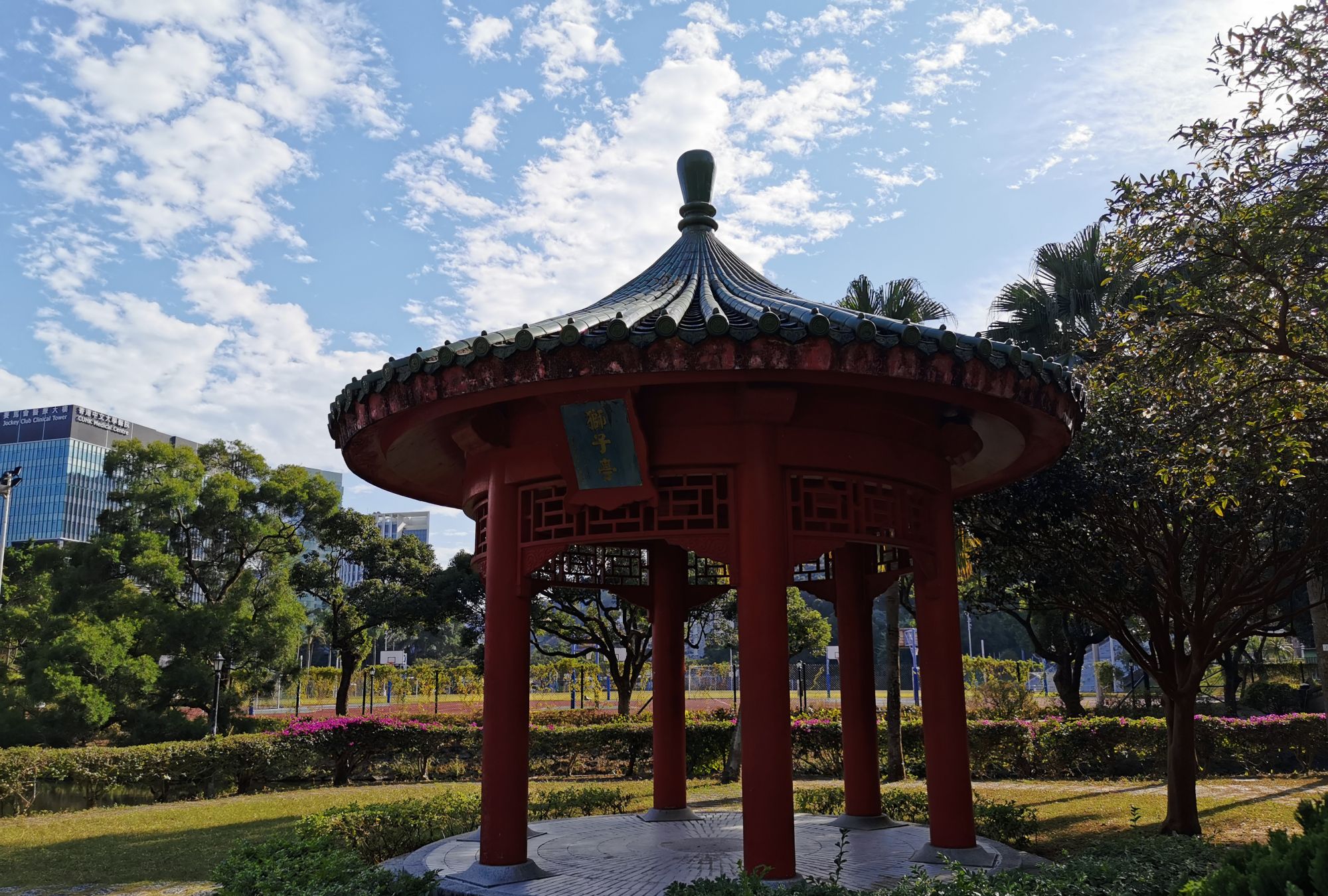 香港中文大学校园部分美景欣赏 