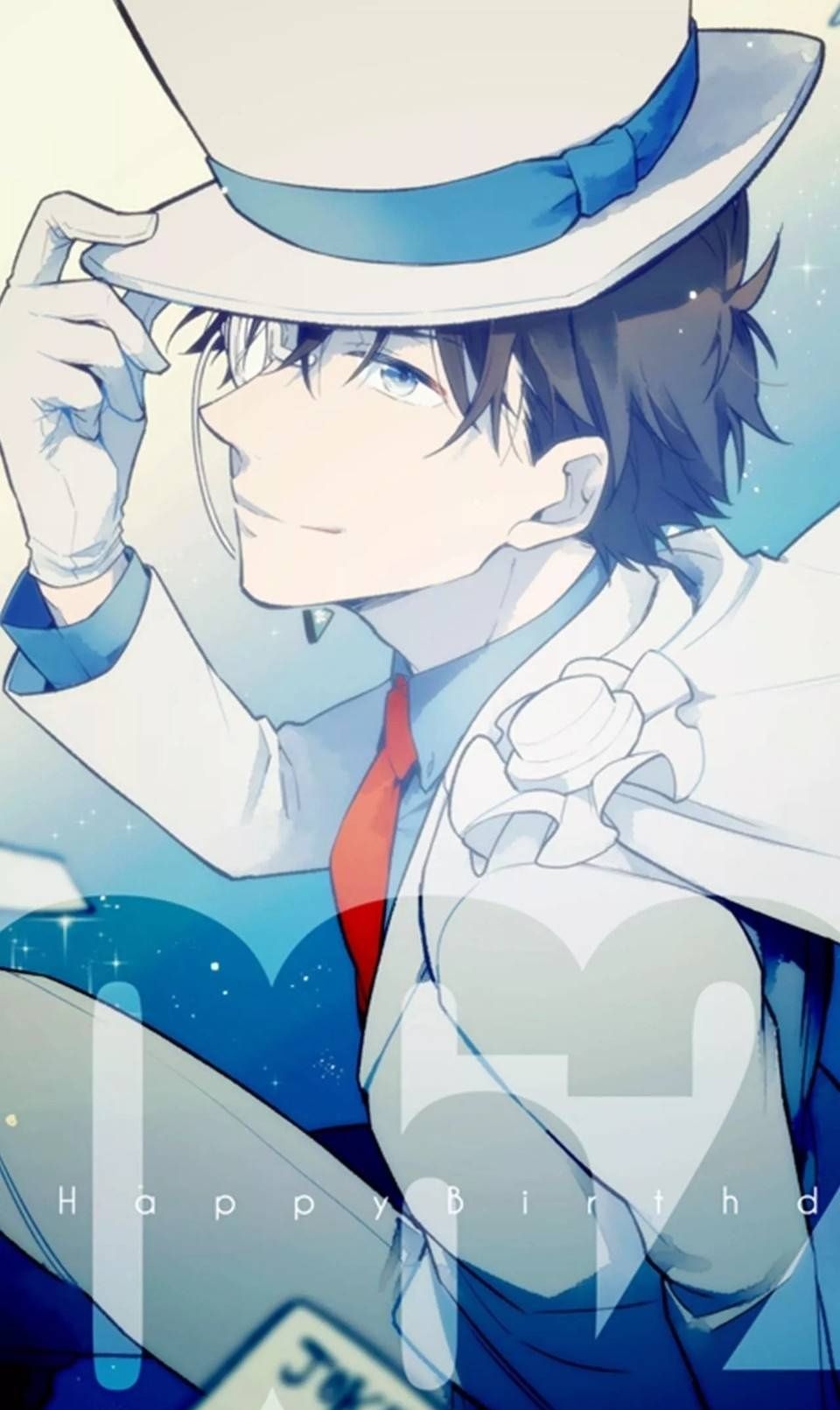 名侦探柯南分享一波怪盗基德壁纸这是谁的老公快来带回家