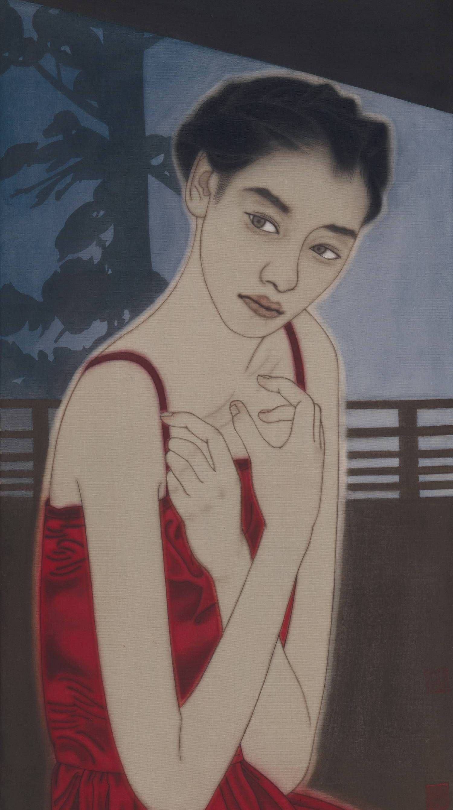 中央美术学院中国画学院工笔人物专业毕业生范凯工笔人物画作品