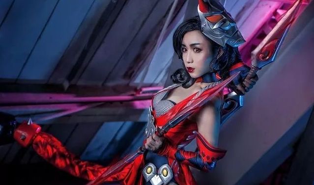美女cos王者荣耀阿珂风萧萧兮易水寒壮士一去兮不复还