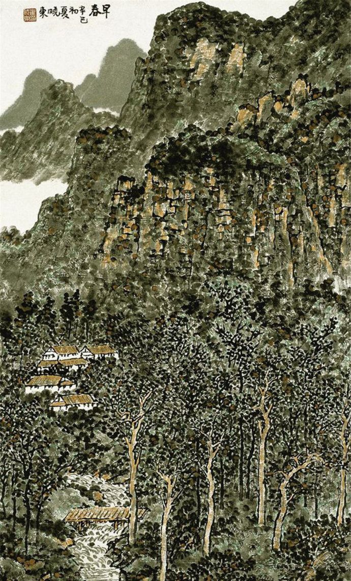 当代著名画家崔晓东山水画作品欣赏