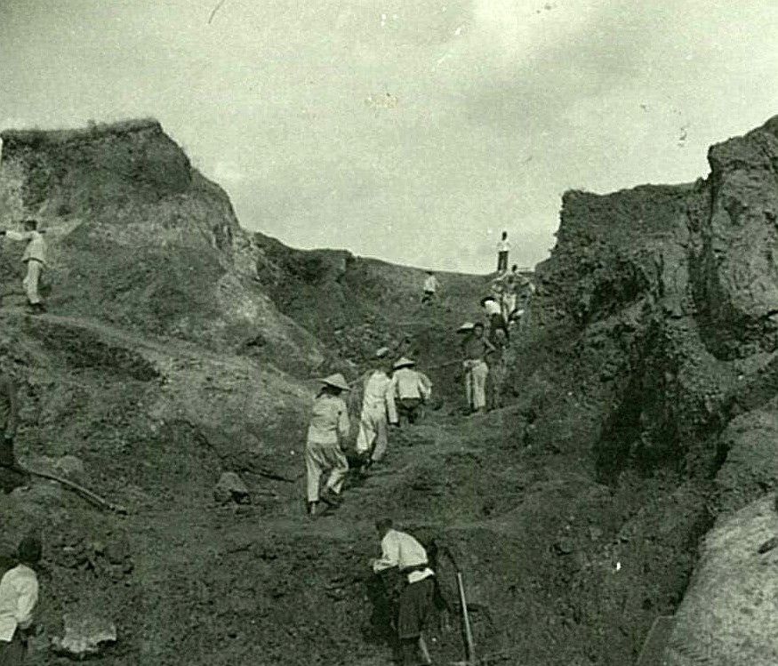 老照片1940年江苏省徐州市利国铁矿