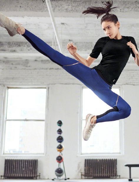 演员张蓝心:颜值与功夫并存!