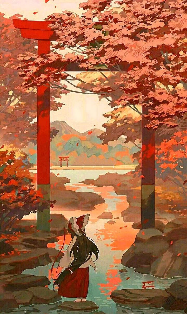 唯美古风壁纸风急桃花也似愁点点飞红雨