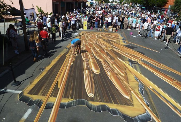 3d立体涂鸦带给你不一样的体验让你如同身临其境