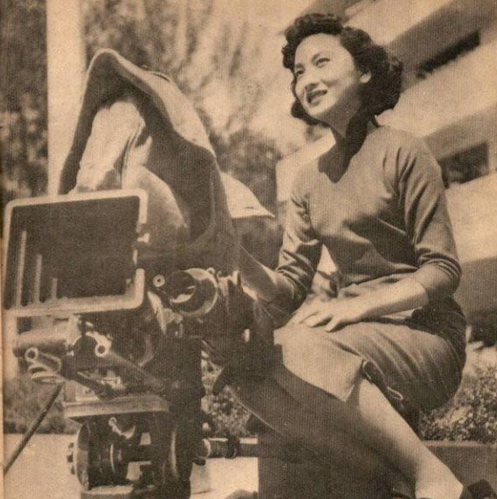 "香港西施"夏梦老照片,图5和丈夫林葆诚,图12她生前最后影像