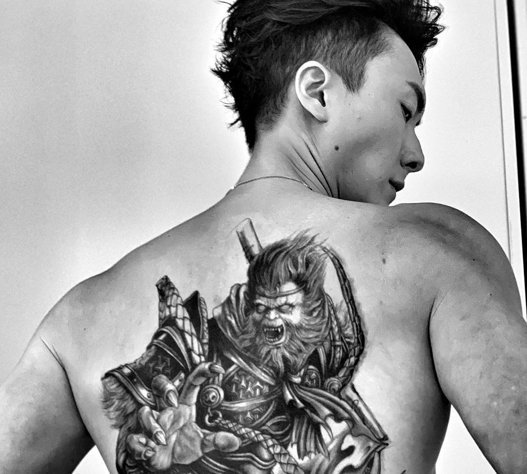 影视角色加上纹身感觉完全不同发哥最有型古天乐笑中有泪