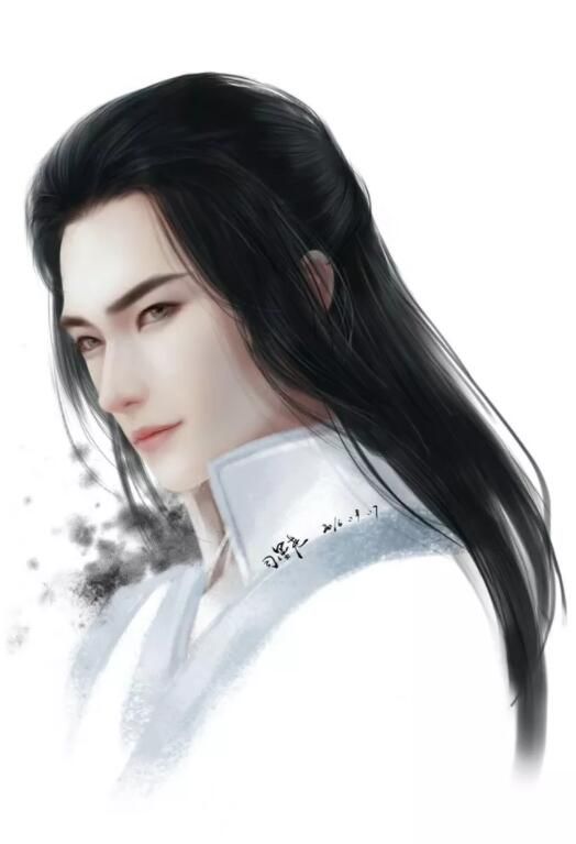 古风手绘杨洋俊美帅气壁纸:许你三生三世,不离十里桃花|十里桃花|花影