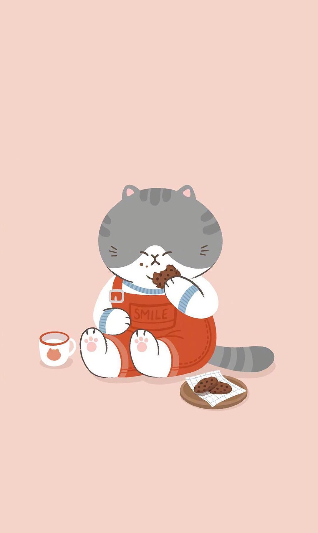 高清手机壁纸丨简约生活卡通丨撩心情感短句