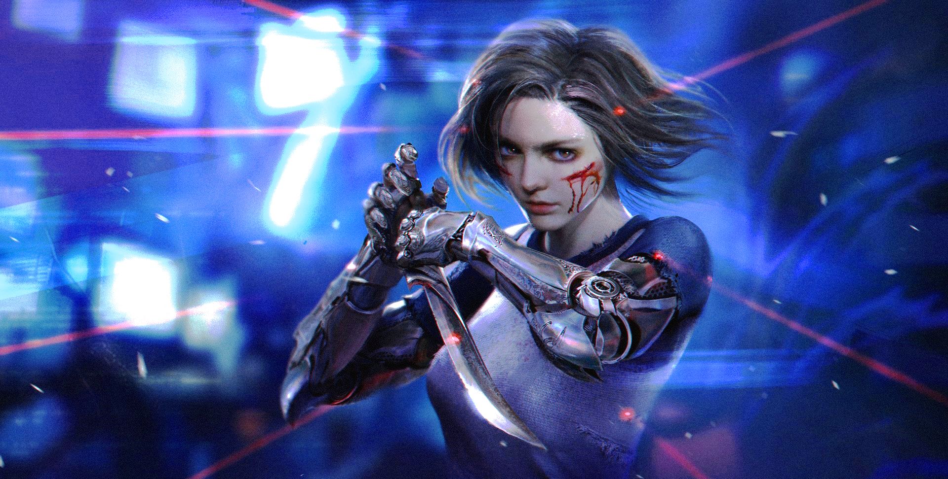 阿丽塔战斗天使一组超酷壁纸待机画面首选