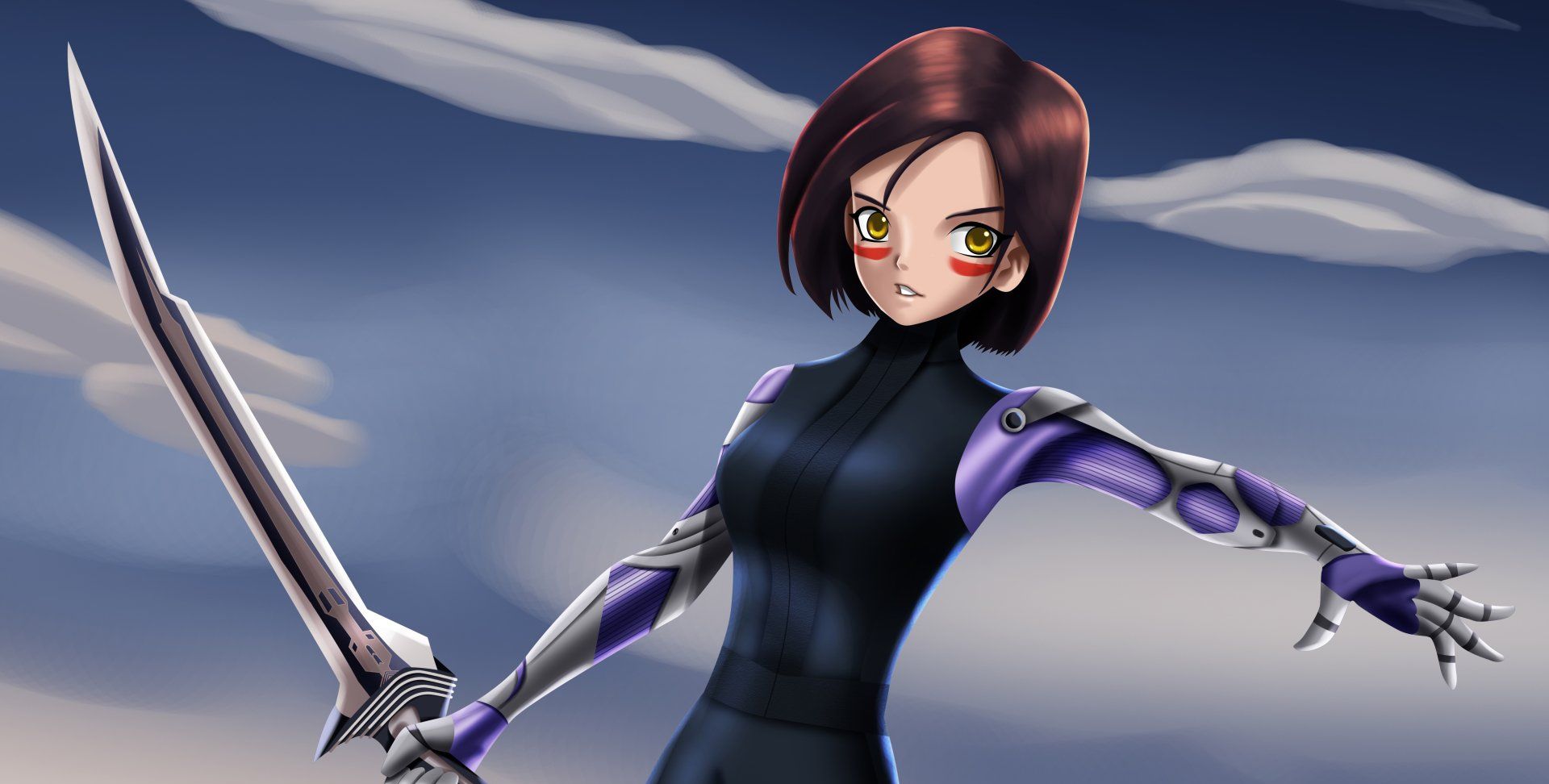 阿丽塔战斗天使一组超酷壁纸待机画面首选