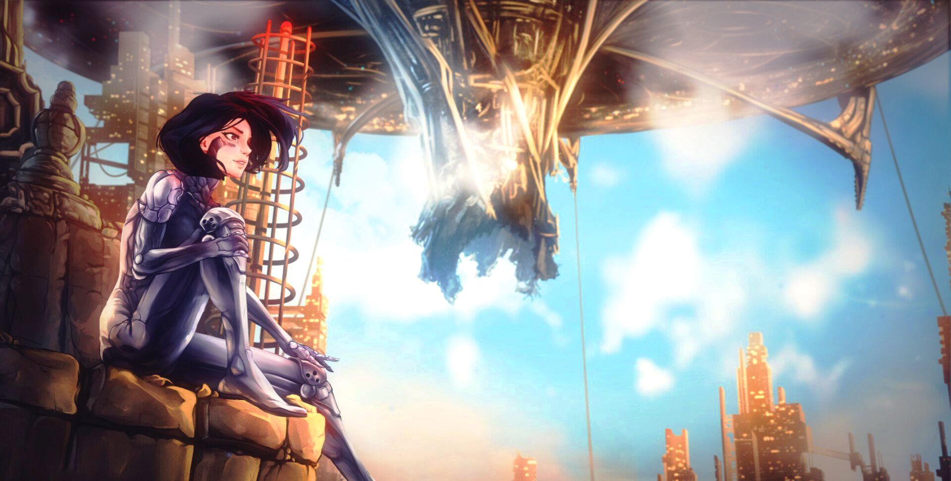 阿丽塔战斗天使一组超酷壁纸待机画面首选