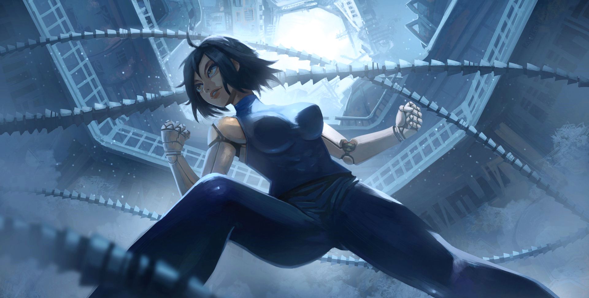 阿丽塔战斗天使一组超酷壁纸待机画面首选