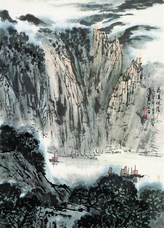 以传统笔墨表现新时代风貌,宋文治山水画作品欣赏