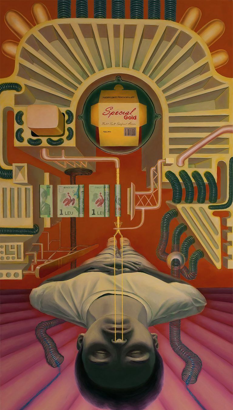 罗马尼亚艺术家victor fota创作的有趣的油画作品欣赏_高清图集_新浪