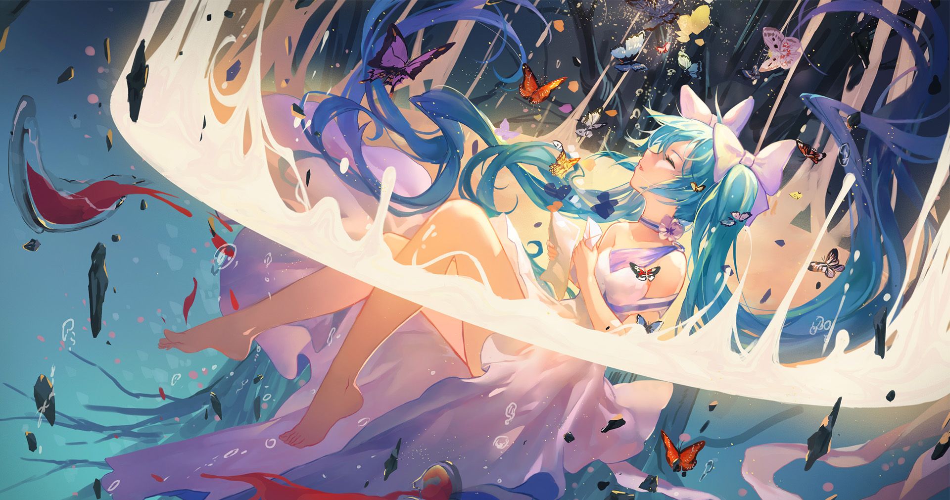 初音未来同人图:骑士团参见公主殿下!精选miku高清动漫壁纸头像