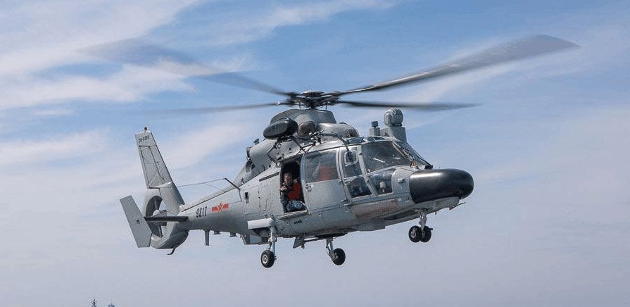 直-9c:中国海军主要舰载直升机,但滞空时间和机体空间略有不足