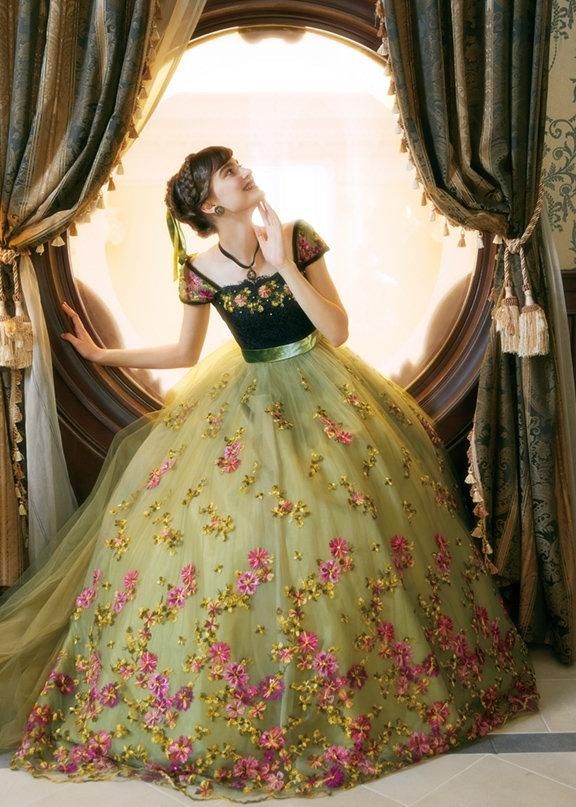 迪士尼公主婚纱系列浪漫华美圆你一个公主梦