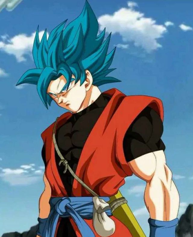 龙珠高清图集:悟空贝吉塔超级赛亚人蓝色,主战场的把控者_高清图集