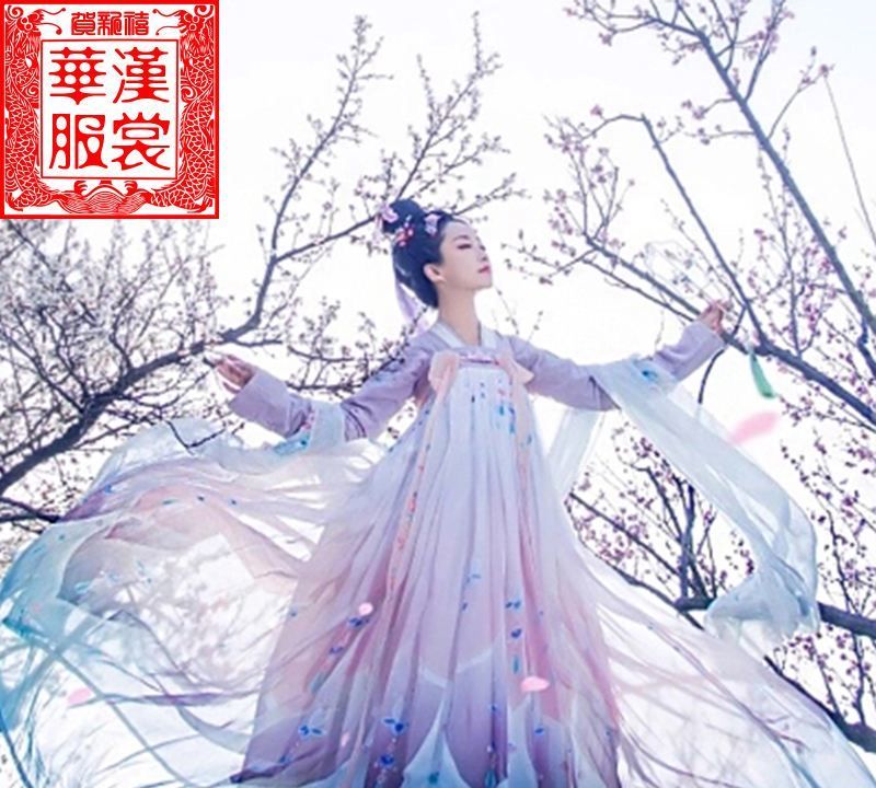 留仙裙,软烟罗,穿着汉服出行,又是一年春好处