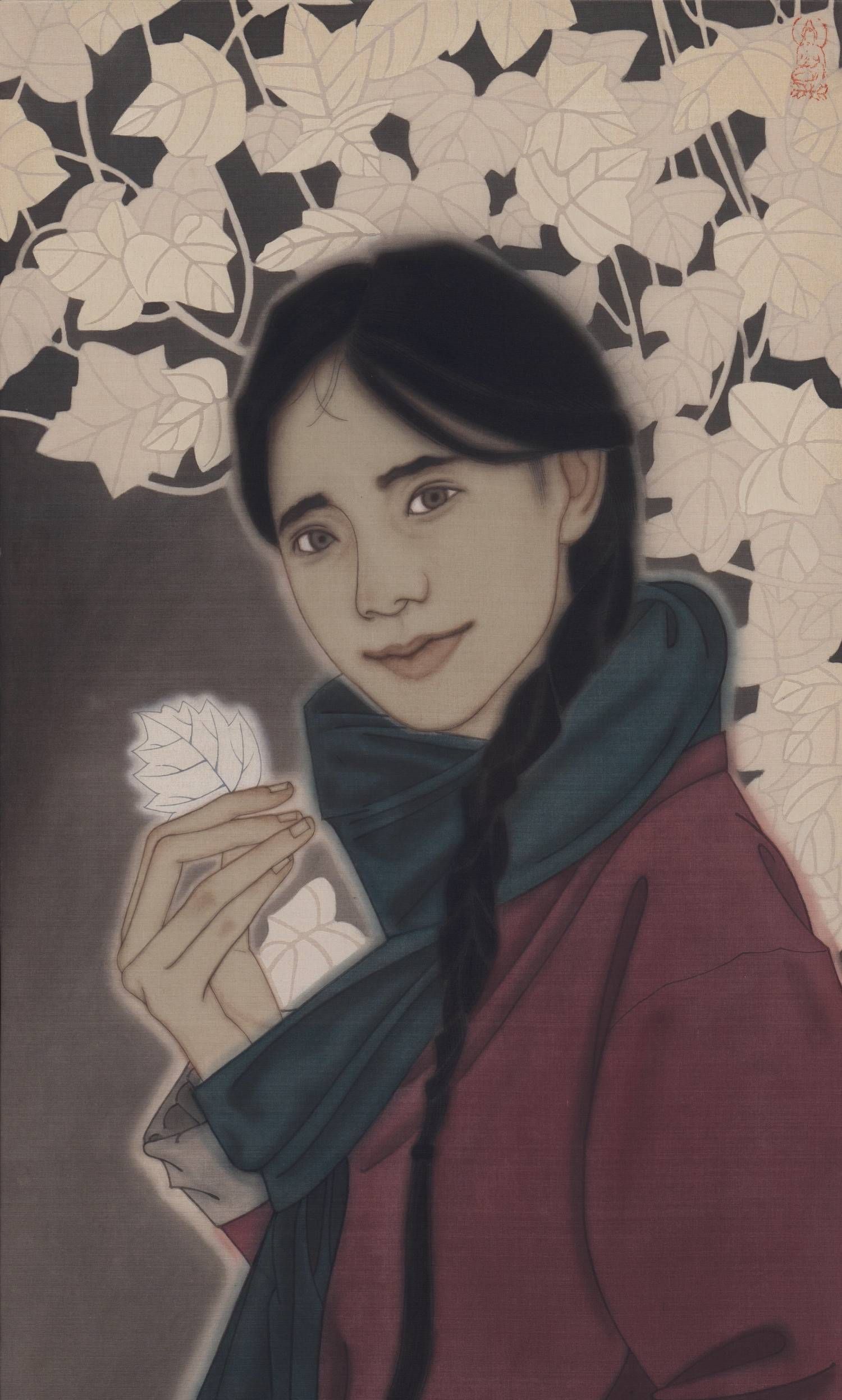 中央美术学院中国画学院工笔人物专业毕业生范凯工笔人物画作品