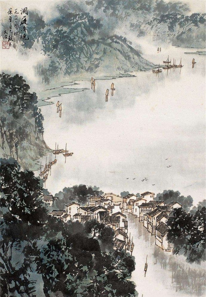 以传统笔墨表现新时代风貌,宋文治山水画作品欣赏