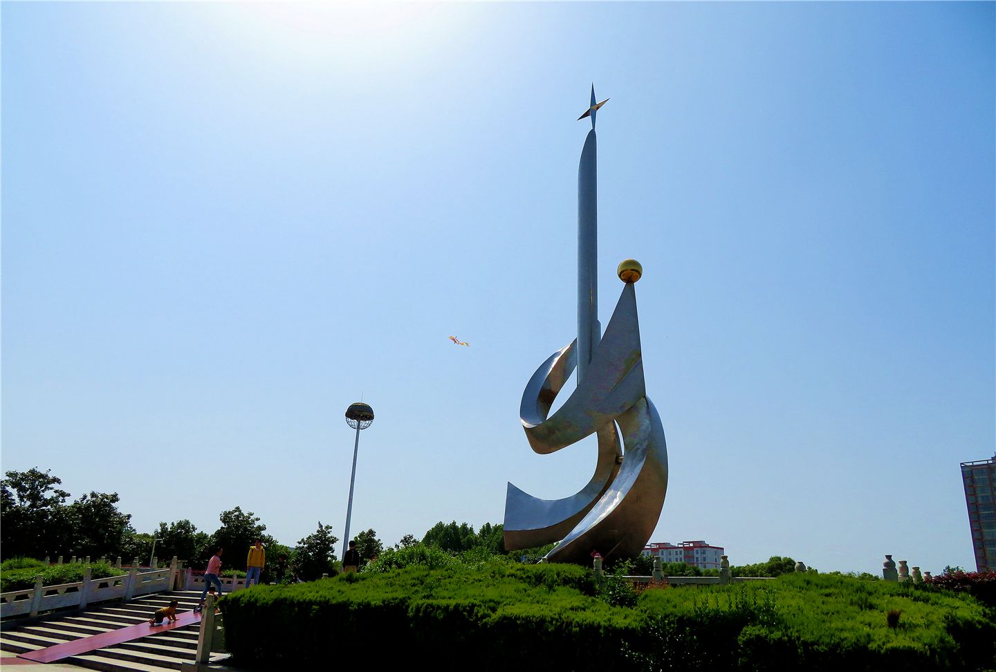 这里的天空很蓝—河南信阳罗山县城随手拍_高清图集_新浪网