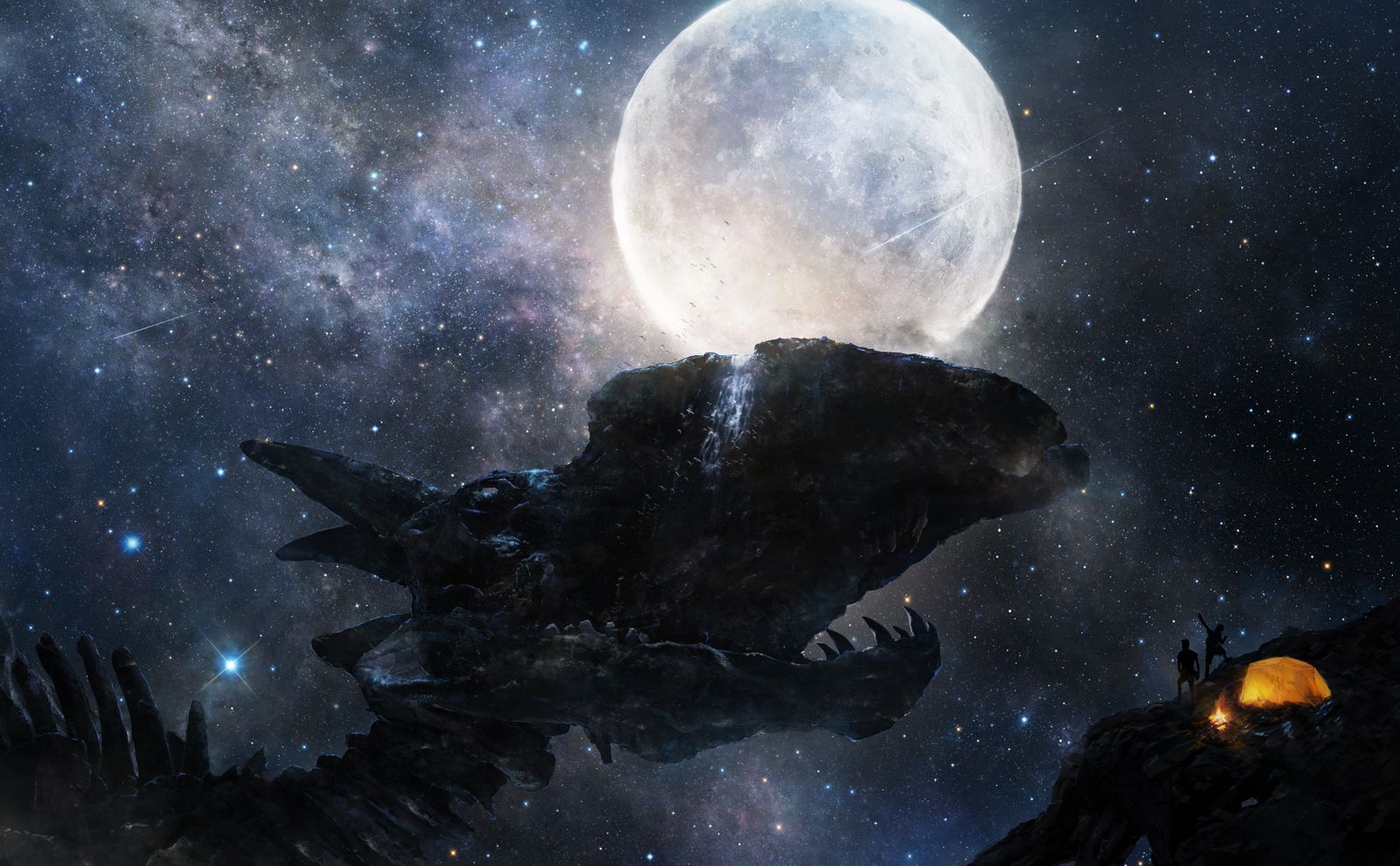 唯美二次元宇宙,星河壁纸:手绘的宇宙,脑洞大开