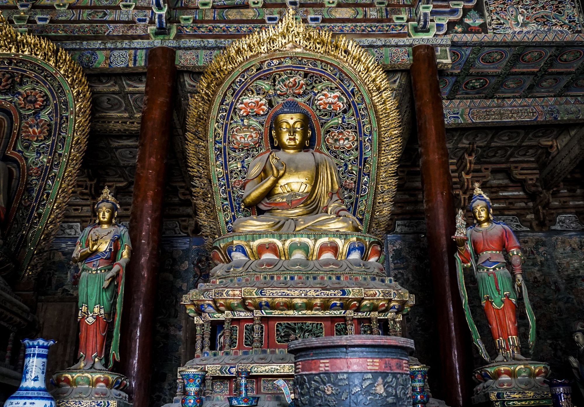 山西大同华严寺精美佛像艺术欣赏