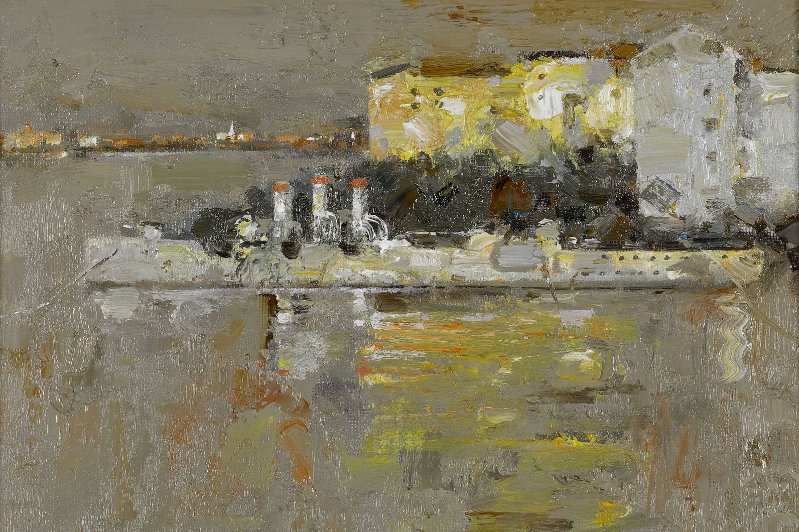 高度概括,在自然中提炼美,郭润文风景画作品欣赏