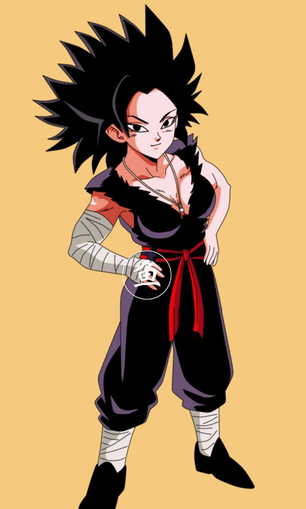 龙珠:30位女赛亚人卡莉芙拉的不同形象,超蓝"胸肌"太霸气!