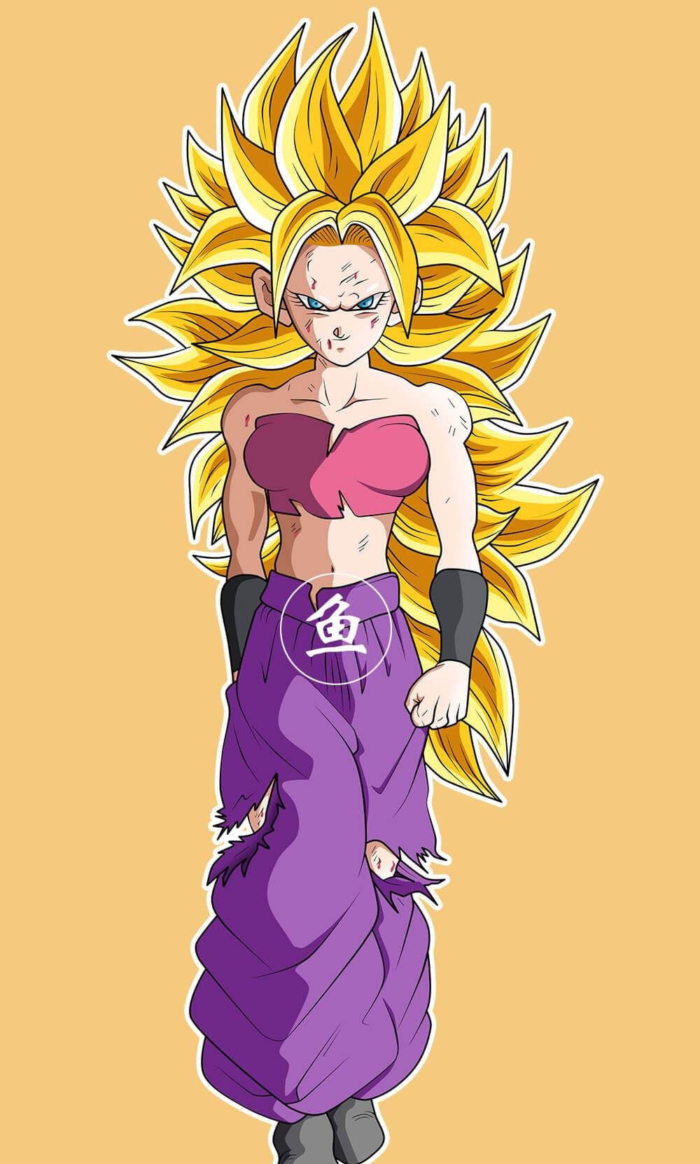 龙珠:30位女赛亚人卡莉芙拉的不同形象,超蓝"胸肌"太霸气!