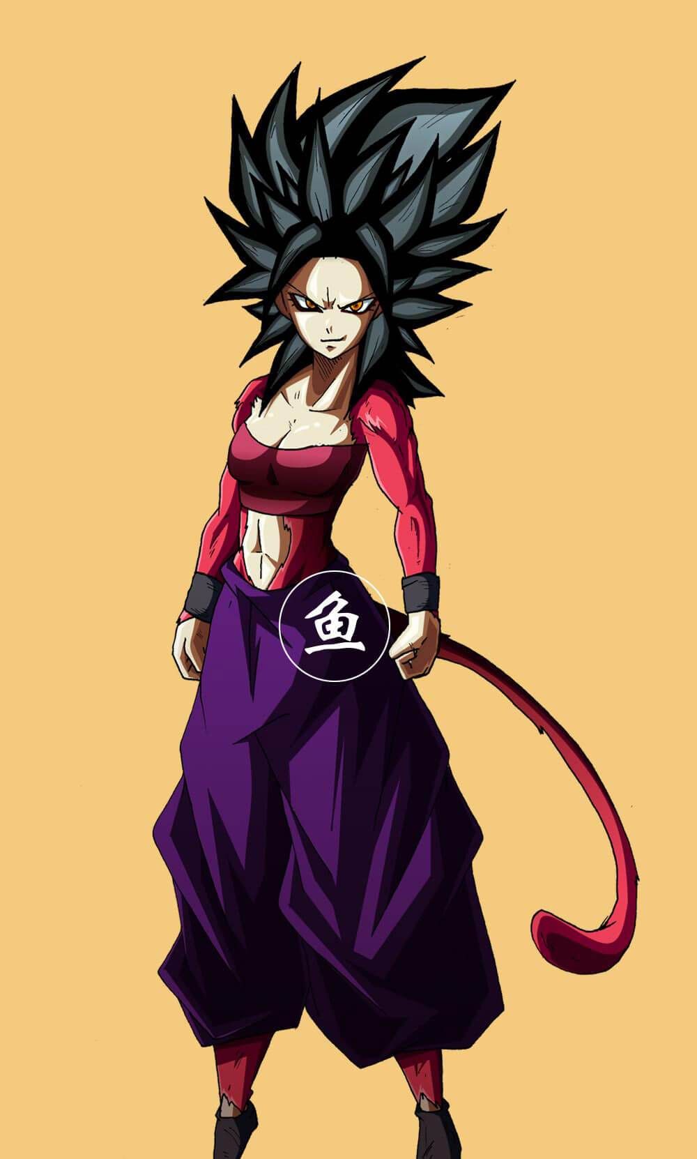 龙珠:30位女赛亚人卡莉芙拉的不同形象,超蓝"胸肌"太霸气!