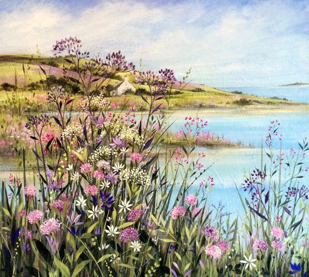 山上的野花为谁开又为谁败:女画家diane demirci作品欣赏