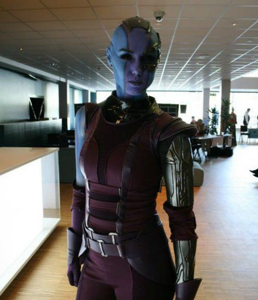 漫威电影角色cos,不管黑毒液还是白毒液,萌的才是好毒液