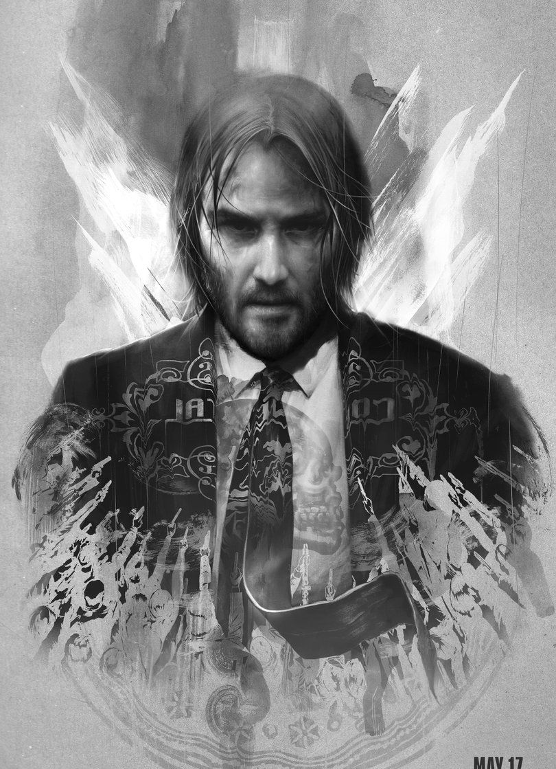 酷炫疾速追杀3艺术海报夺眼球