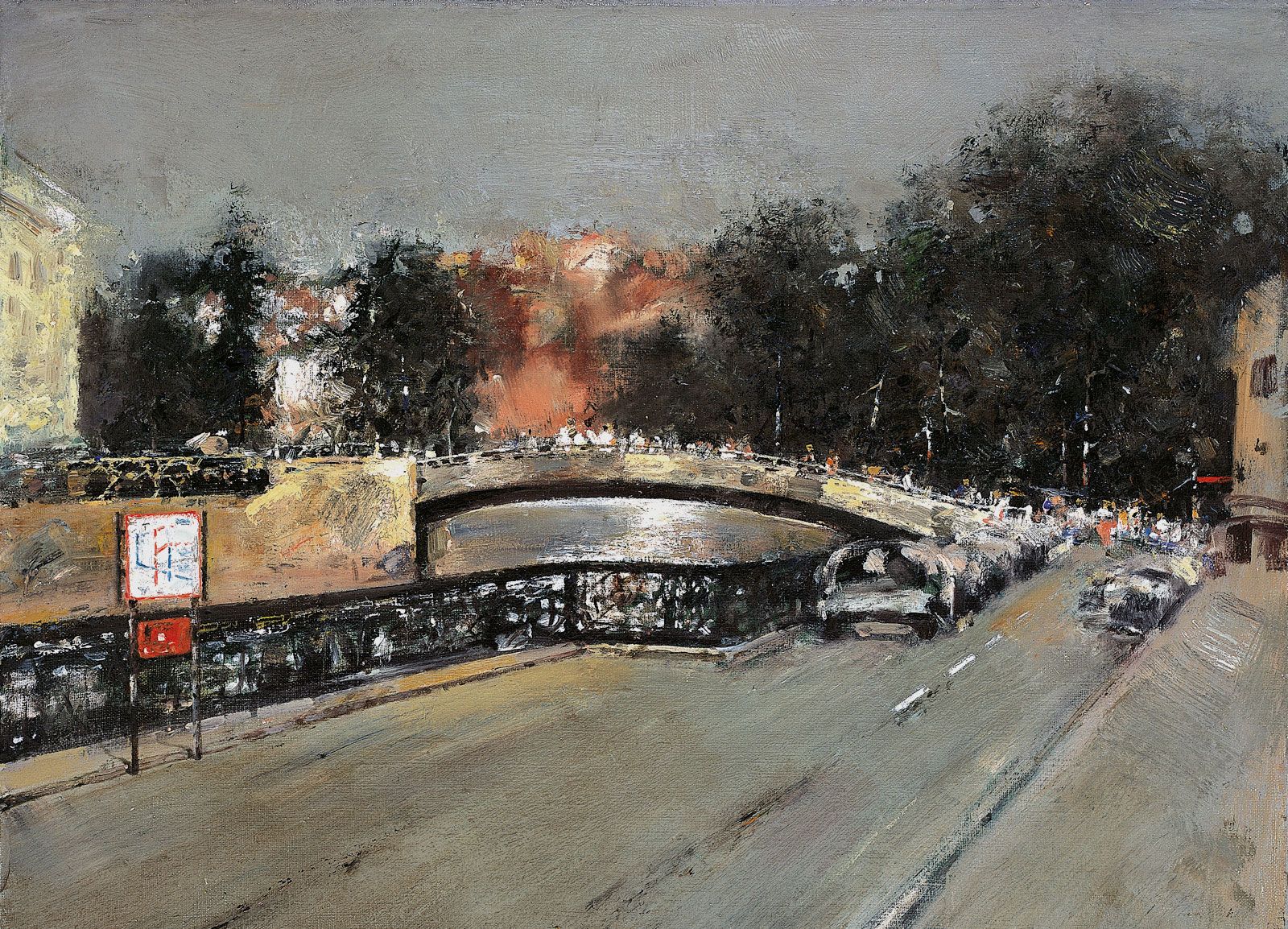 高度概括,在自然中提炼美,郭润文风景画作品欣赏