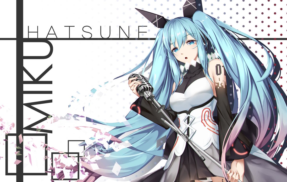 超美p站初音壁纸,粉红系满满少女心,初音殿下永远是最美的女神