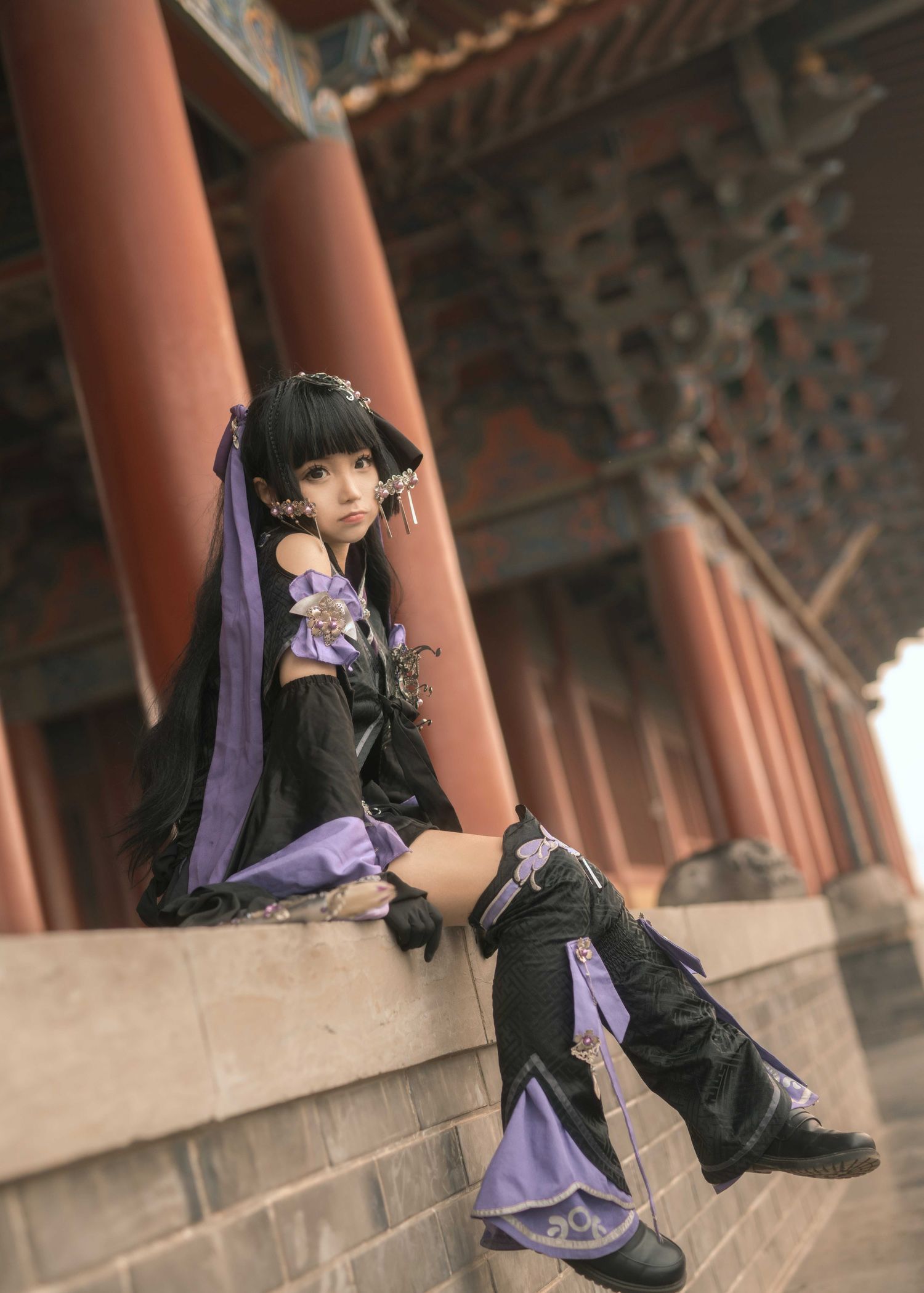 拥有超萌萝莉外形的妹子扮演《剑网3》花萝和《路人女主》英梨梨