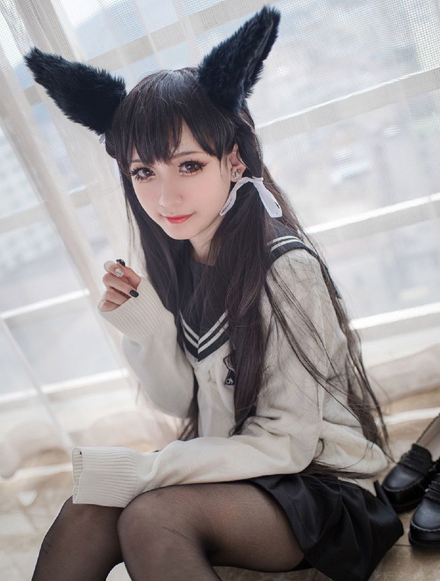 黑丝cosplay特辑,超级黑丝美腿福利__财经头条