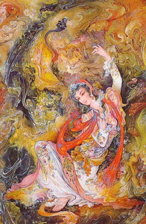 带大家了解一种神秘的艺术:波斯细密画,来自大师farshchian