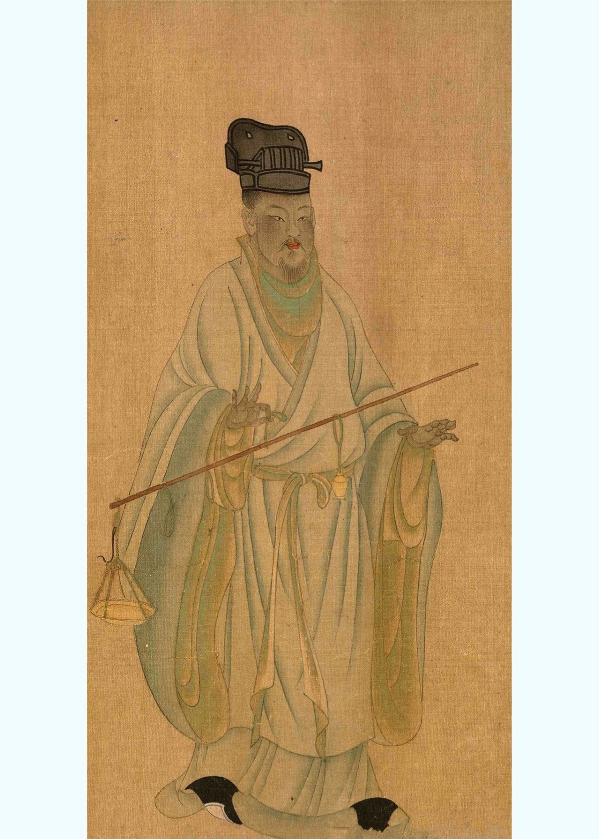 画家四祖之一--张僧繇(yóu)画作欣赏及逸闻轶事|陆坚|张僧繇|局部