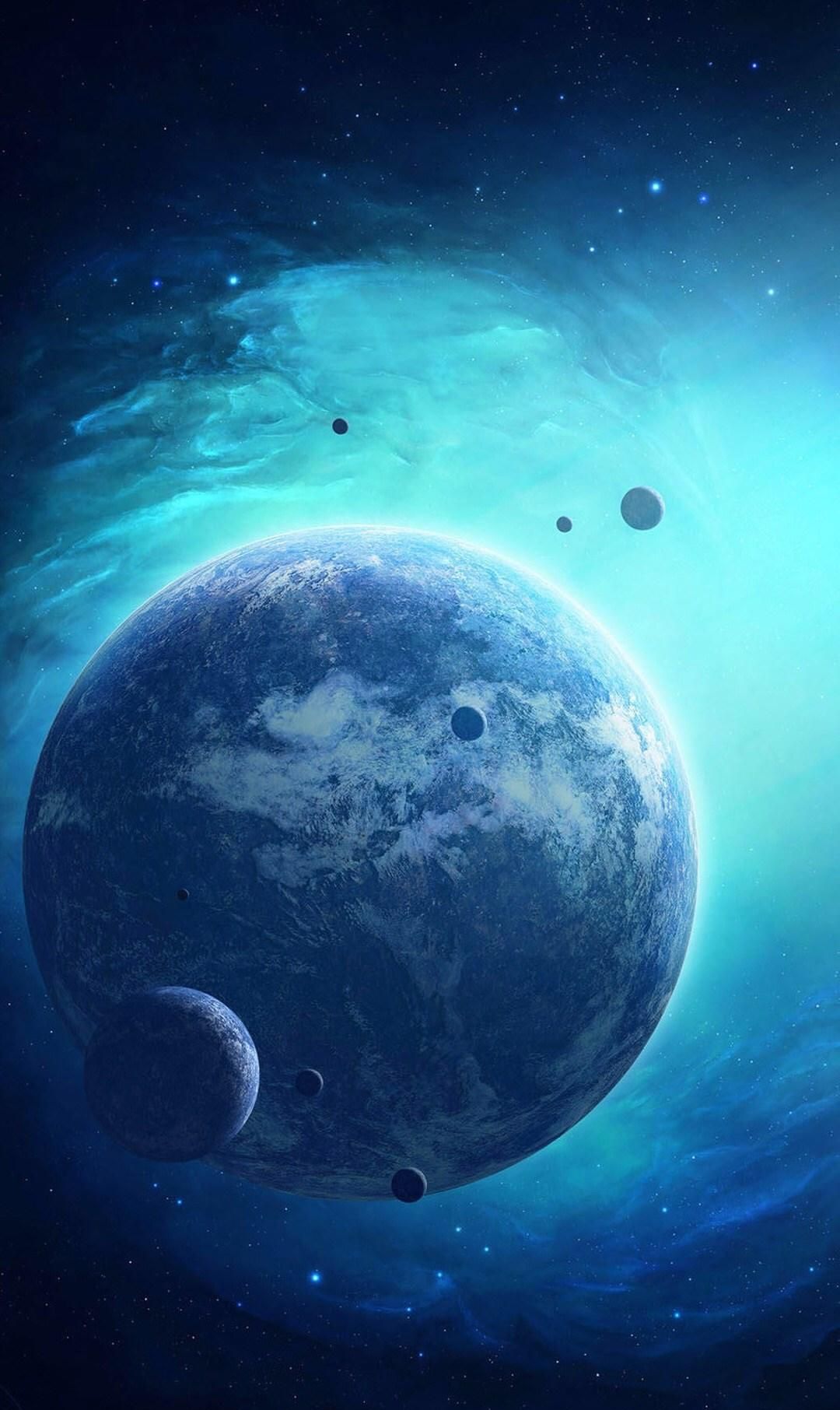 宇宙洪荒手机壁纸:一起欣赏星球之美