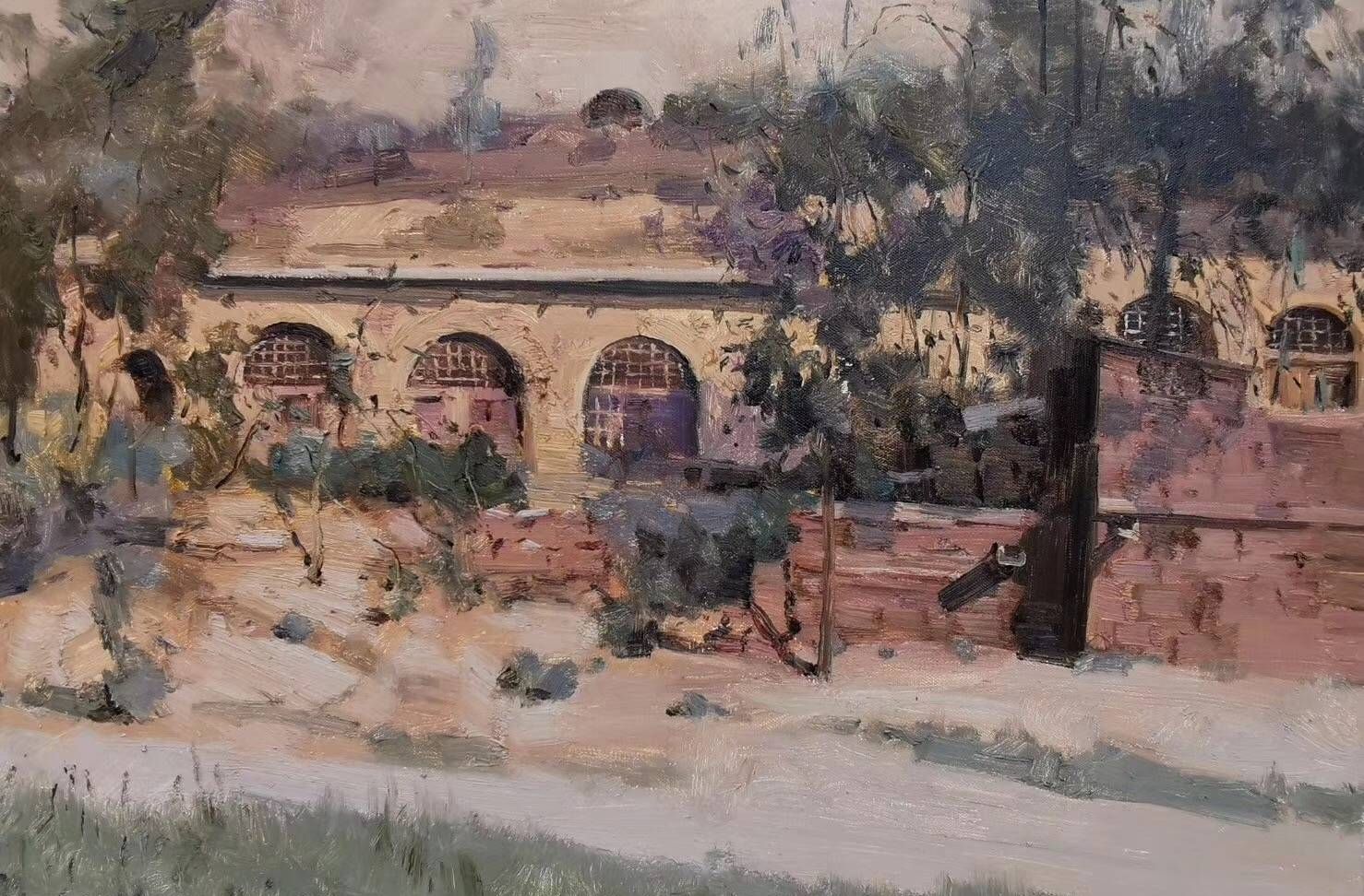 颜苏平风景油画作品欣赏