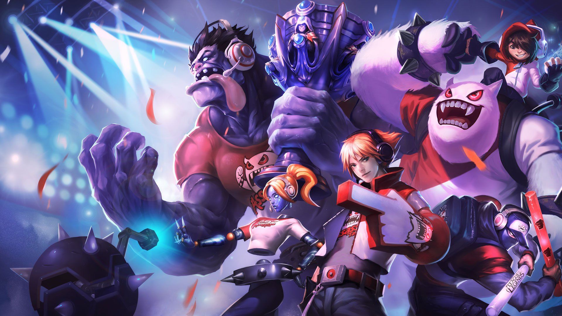 英雄联盟 s1-s8历代冠军皮肤合集高清原图