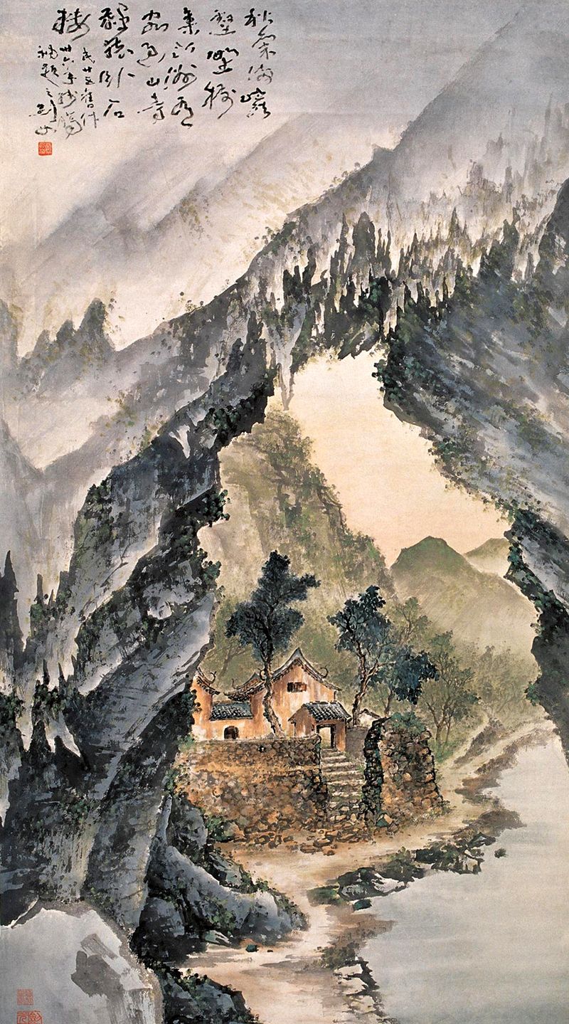 富有意境空间透视感强岭南画派创始人高剑父11幅作品欣赏