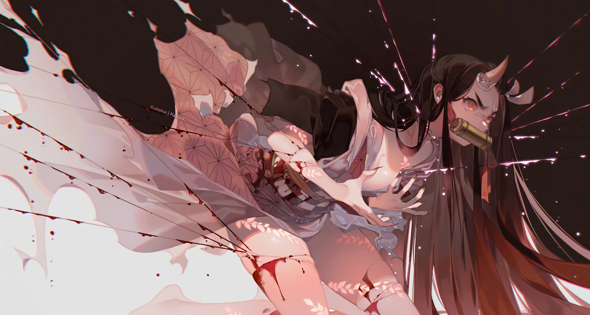 日本画师河cy笔下鬼灭之刃系列更新_高清图集_新浪网