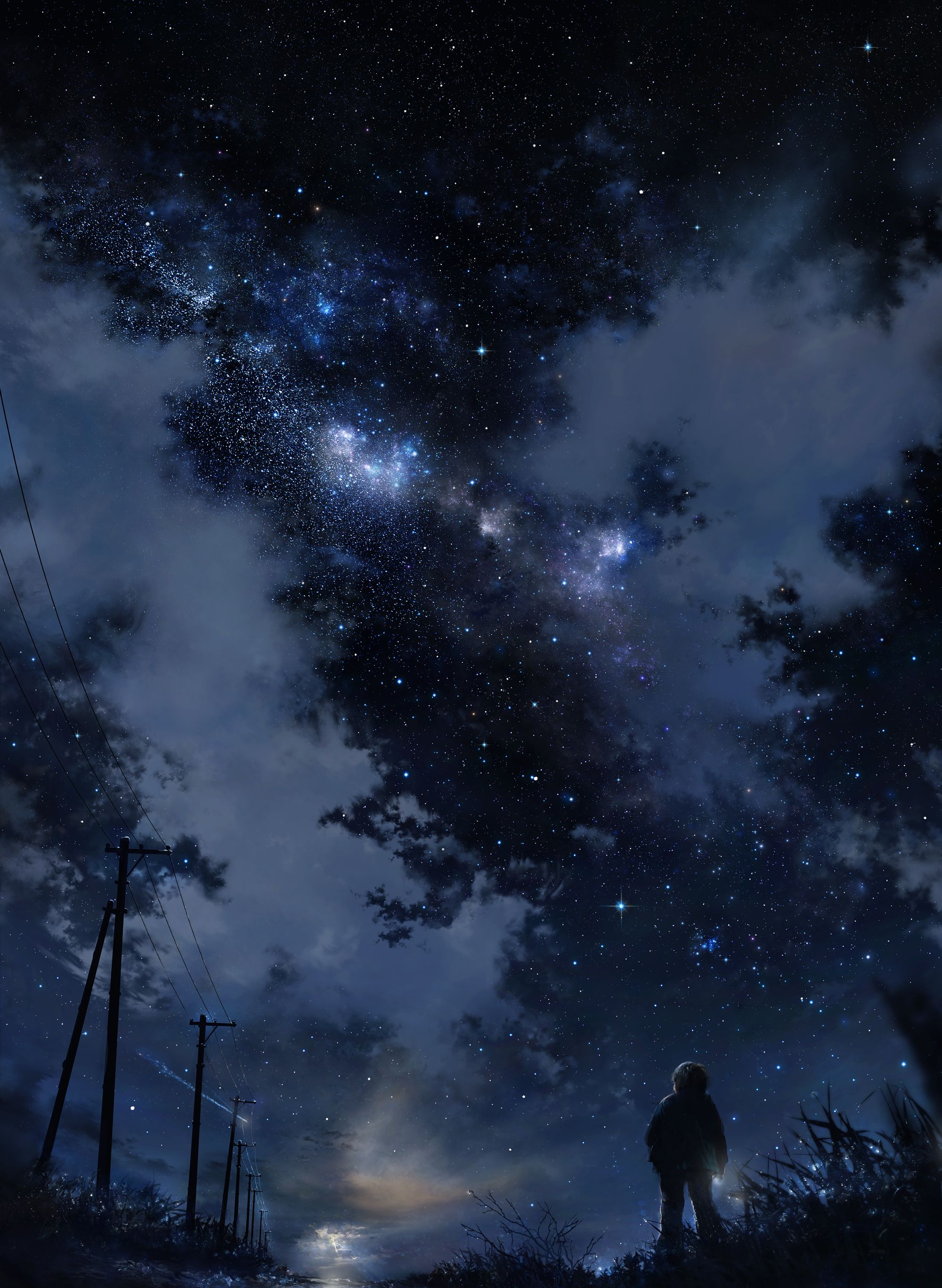 唯美二次元宇宙,星河壁纸:手绘的宇宙,脑洞大开