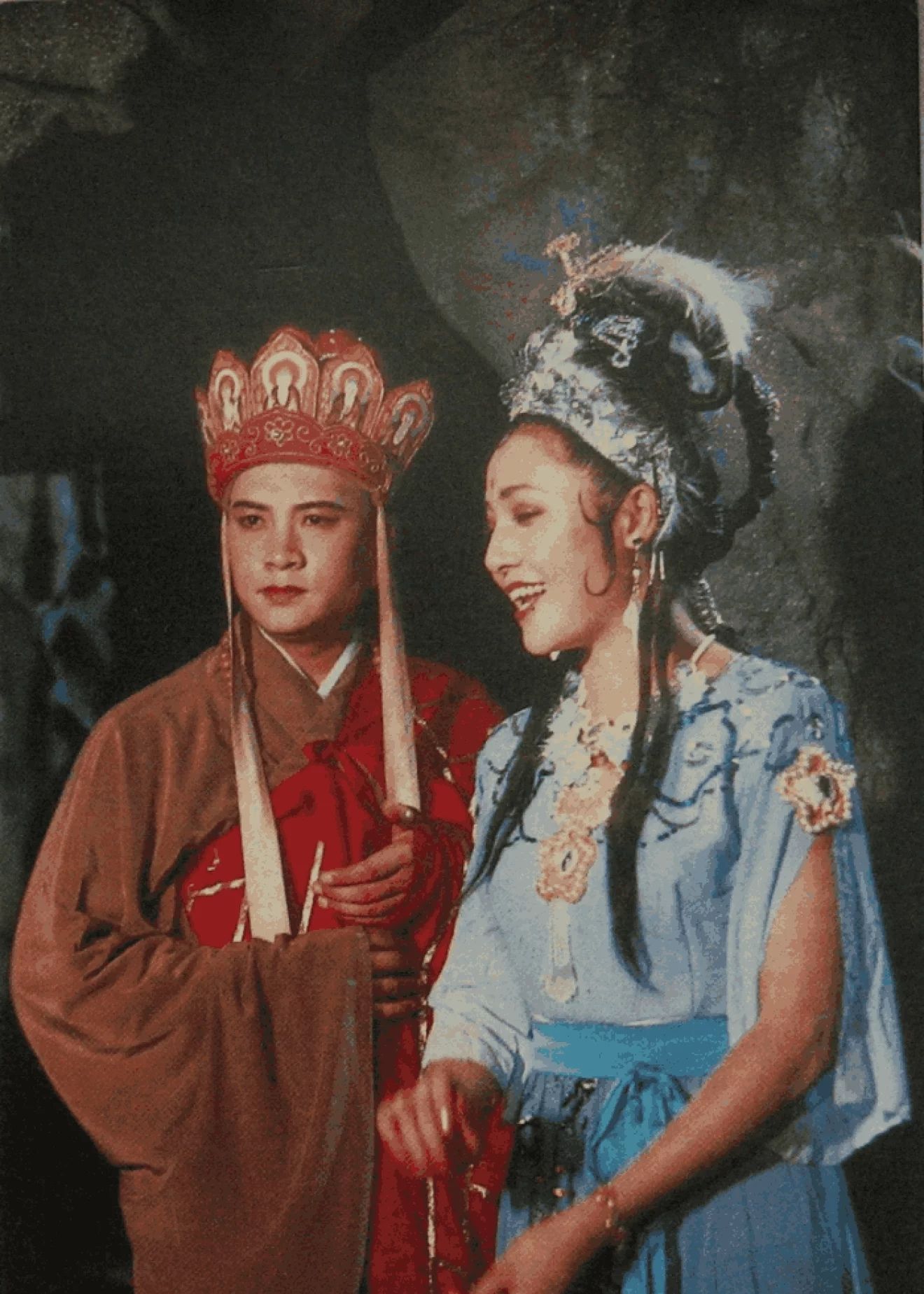 老照片86版西游记里的美女演员剧照还是女儿国国王最美