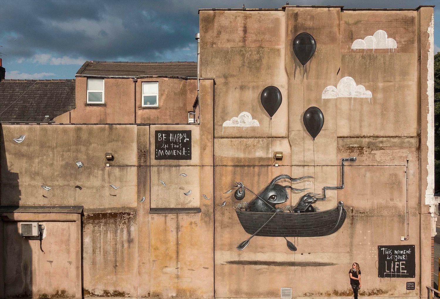 墙绘作品街头随处可见,这样富有想象力的墙绘作品才叫街头艺术